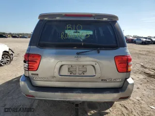 2001 Toyota Sequoia Limited with VIN 5TDBT48A21S016607, listed as a Copart auction lot 43915015 with 221,716 mi miles and Salvage Title. Bid and sale history available at carsss.com. Image 6.