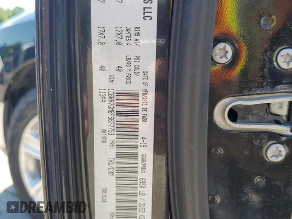 2015 Ram 1500 Outdoorsman with VIN 1C6RR7GM8FS677753, listed as a Copart auction lot 62001855 with 109,193 mi miles and Salvage title. Bid and sale history available at DreamBid. Image 12.