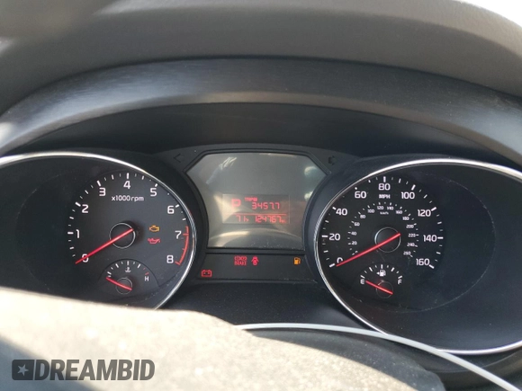 2016 Kia Sedona LX with VIN KNDMB5C11G6142216, listed as a Copart auction lot 55153245 with 124,767 mi miles and Clean Title. Bid and sale history available at DreamBid. Image 9.
