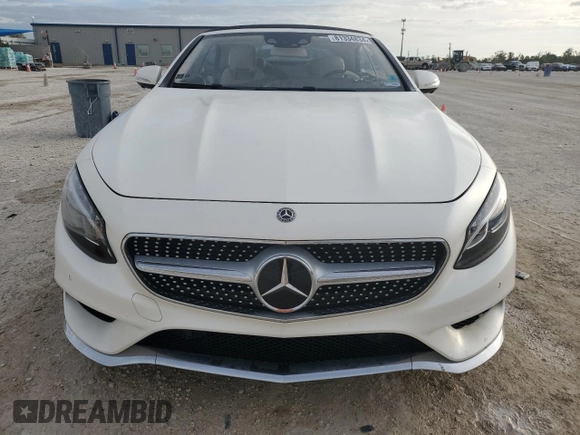 2017 Mercedes-Benz S 550 with VIN WDDXK8CB4HA030389, listed as a Copart auction lot 81334834 with 72,439 mi miles and Non Repairable. Bid and sale history available at DreamBid. Image 5.