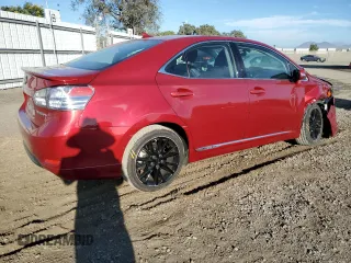 2011 Lexus HS with VIN JTHBB1BA9B2045975, listed as a Copart auction lot 77708264 with 67,427 mi miles and Salvage Title. Bid and sale history available at carsss.com. Image 3.