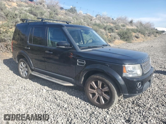 2015 Land Rover LR4 HSE with VIN SALAG2V68FA763677, listed as a Copart auction lot 53087165 with 95,488 mi miles and Salvage title. Bid and sale history available at DreamBid. Image 4.