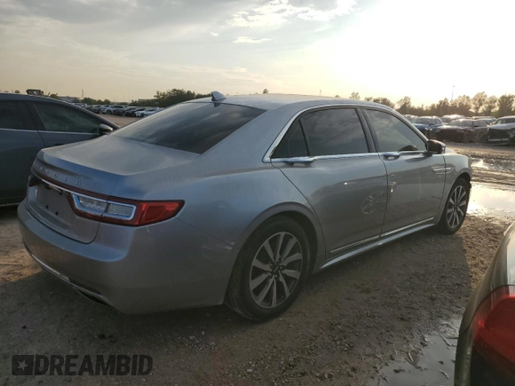 2020 Lincoln Continental Standard with VIN 1LN6L9PK7L5603088, listed as a Copart auction lot 78103114 with 55,373 mi miles and Salvage Title. Bid and sale history available at carsss.com. Image 3.