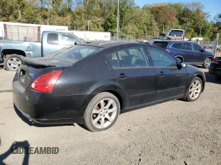 2008 Nissan Maxima 3.5 SE with VIN 1N4BA41E48C827541, listed as a Copart auction lot 76682744 with 0 mi miles and Salvage Title. Bid and sale history available at carsss.com. Image 3.
