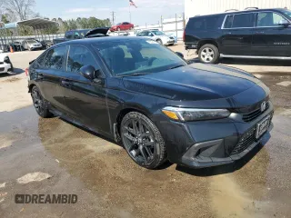 2023 Honda Civic Sedan Sport with VIN 2HGFE2F57PH521525, listed as a Copart auction lot 46581775 with 39,015 mi miles and Salvage Title. Bid and sale history available at carsss.com. Image 4.
