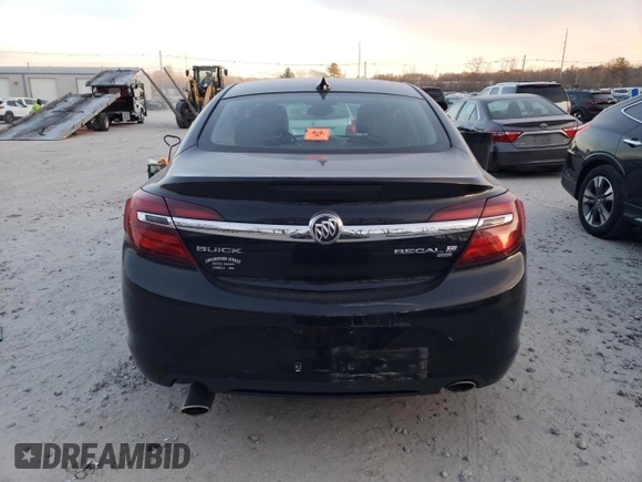 2017 Buick Regal with VIN 2G4GM5EX9H9114646, listed as a Copart auction lot 87175084 with 0 mi miles and Salvage Title. Bid and sale history available at carsss.com. Image 6.