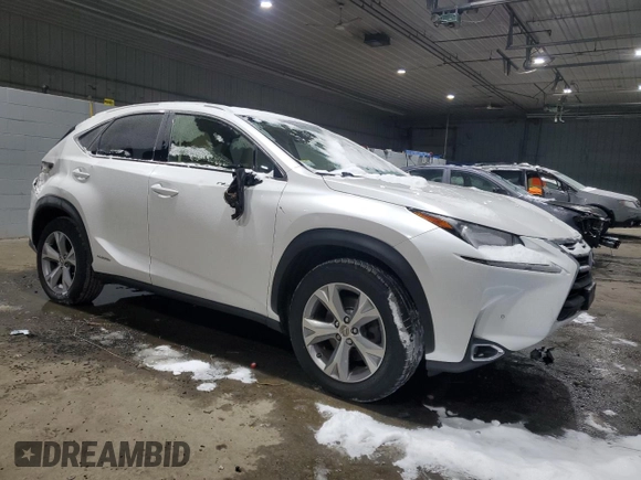 2017 Lexus NX 300h with VIN JTJBJRBZ6H2065065, listed as a Copart auction lot 88022715 with 169,450 mi miles and Salvage Title. Bid and sale history available at DreamBid. Image 4.