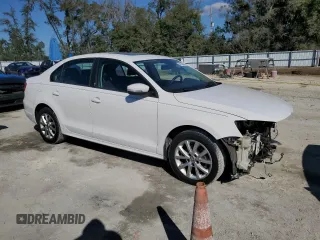 2012 Volkswagen Jetta Sedan SE w/Convenience & Sunroof with VIN 3VWDX7AJ3CM362187, listed as a Copart auction lot 44194605 with 146,565 mi miles and Salvage Title. Bid and sale history available at carsss.com. Image 4.