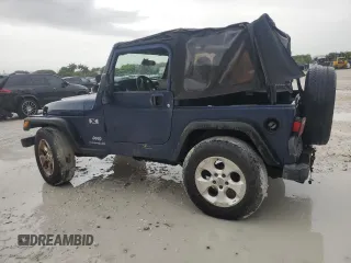 2003 Jeep Wrangler X with VIN 1J4FA39S93P315950, listed as a Copart auction lot 59563295 with Not provided miles and Salvage title. Bid and sale history available at DreamBid. Image 2.