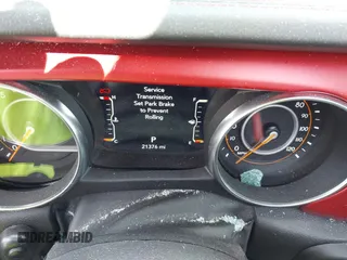 2023 Jeep Wrangler Rubicon with VIN 1C4HJXFGXPW534515, listed as a IAAI auction lot 41524419 with 21,376 mi miles and . Bid and sale history available at DreamBid. Image 7.