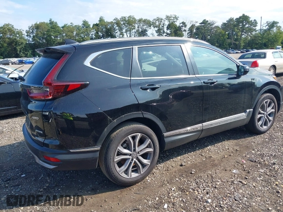2022 Honda CR-V Touring with VIN 7FARW2H9XNE054892, listed as a IAAI auction lot 40230020 with 24,440 mi miles. Bid and sale history available at carsss.com. Image 4.