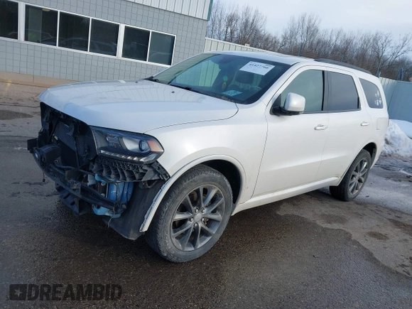 2017 Dodge Durango GT with VIN 1C4RDJDGXHC907163, listed as a IAAI auction lot 41427766 with 119,719 mi miles and . Bid and sale history available at carsss.com. Image 17.