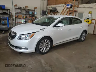 2016 Buick LaCrosse Leather with VIN 1G4GB5G39GF231424, listed as a Copart auction lot 59025585 with 137,732 mi miles and Salvage title. Bid and sale history available at DreamBid. Image 1.