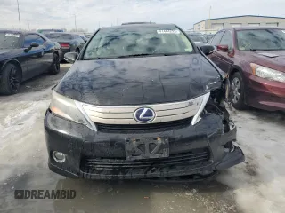 2010 Lexus HS 250h with VIN JTHBB1BA8A2021133, listed as a Copart auction lot 41464225 with 180,810 mi miles and Salvage Title. Bid and sale history available at DreamBid. Image 5.