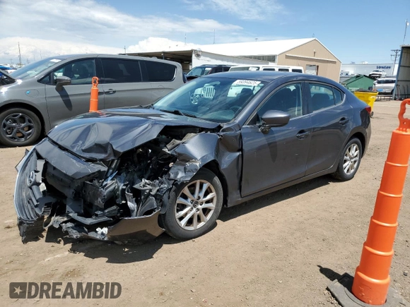 2015 Mazda 3 i Touring with VIN 3MZBM1V77FM176295, listed as a Copart auction lot 59394625 with 179,804 mi miles and Salvage title. Bid and sale history available at DreamBid. Image 1.