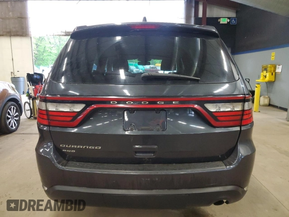 2016 Dodge Durango SXT with VIN 1C4RDJAG7GC347282, listed as a Copart auction lot 56361595 with 185,255 mi miles and Clean title. Bid and sale history available at DreamBid. Image 6.