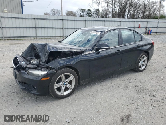 2015 BMW 3 Series 320i xDrive with VIN WBA3C3G50FNS75450, listed as a Copart auction lot 49974425 with 174,358 mi miles and Salvage Title. Bid and sale history available at carsss.com. Image 1.