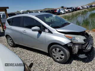 2016 Nissan Note S with VIN 3N1CE2CP5GL382223, listed as a Copart auction lot 56426495 with 130,848 mi miles and Salvage title. Bid and sale history available at DreamBid. Image 4.
