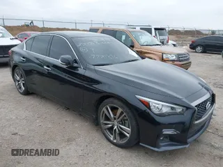 2021 Infiniti Q50 Signature Edition with VIN JN1EV7CP2MM706574, listed as a IAAI auction lot 41643762 with 33,868 mi miles and . Bid and sale history available at DreamBid. Image 1.