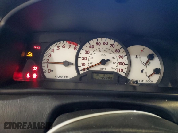 2003 Toyota Corolla CE with VIN 1NXBR32E63Z161048, listed as a Copart auction lot 83226694 with 299,999 mi miles and Salvage Title. Bid and sale history available at DreamBid. Image 9.