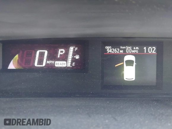 2016 Toyota Prius One with VIN JTDKDTB36G1121951, listed as a IAAI auction lot 42172776 with 94,262 mi miles and . Bid and sale history available at DreamBid. Image 7.