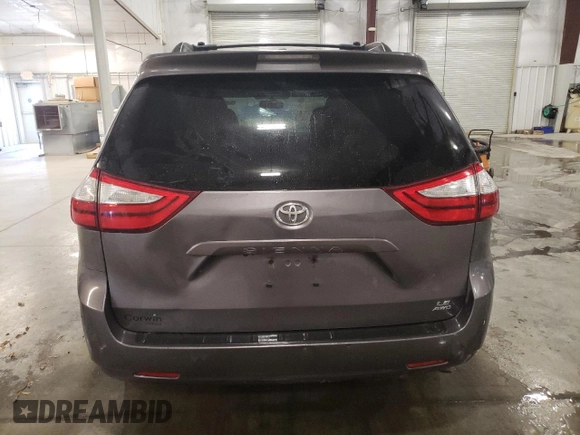 2016 Toyota Sienna LE with VIN 5TDJK3DC5GS146048, listed as a Copart auction lot 69964964 with 133,935 mi miles and Salvage Title. Bid and sale history available at carsss.com. Image 6.