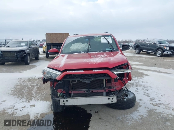 2018 Toyota 4Runner SR5 with VIN JTEBU5JR5J5535848, listed as a IAAI auction lot 41405864 with 112,214 mi miles and . Bid and sale history available at DreamBid. Image 13.