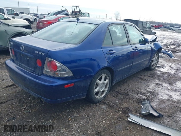 2001 Lexus IS 300/350 z VIN JTHBD182110019987, wystawiony jako IAAI lot #41686901 z przebiegiem 115 672 mil mil oraz . Historia ofert i sprzedaży dostępna na DreamBid. Obrazek 4.