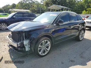 2016 Audi Q3 Prestige with VIN WA1GFCFS9GR013563, listed as a Copart auction lot 59806155 with 152,652 mi miles and Salvage title. Bid and sale history available at DreamBid. Image 1.