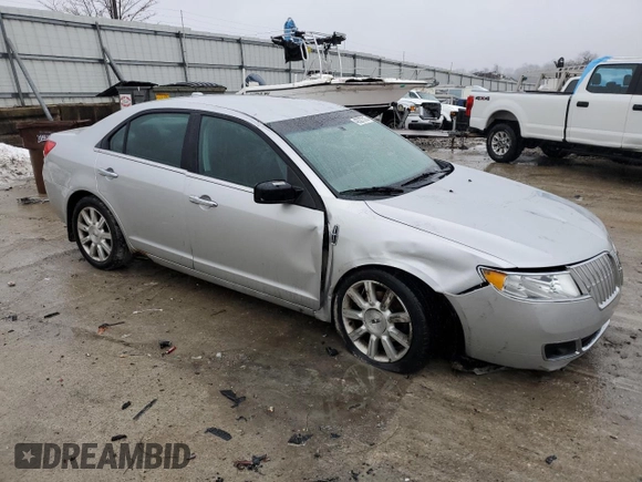 2010 Lincoln MKZ with VIN 3LNHL2GC2AR754598, listed as a Copart auction lot 43327315 with 91,874 mi miles and Salvage title. Bid and sale history available at DreamBid. Image 4.