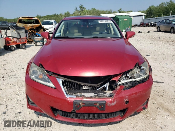 2012 Lexus IS 250 z VIN JTHCF5C26C5052793, wystawiony jako Copart lot #60808425 z przebiegiem 158 488 mil mil oraz Czysty tytuł • Clean title. Historia ofert i sprzedaży dostępna na DreamBid. Obrazek 5.