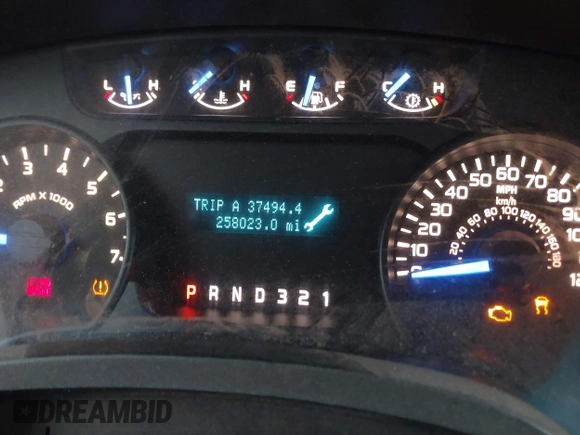 2011 Ford F-150 XL with VIN 1FTEX1EM0BKD13642, listed as a IAAI auction lot 41171012 with 258,023 mi miles and . Bid and sale history available at carsss.com. Image 7.