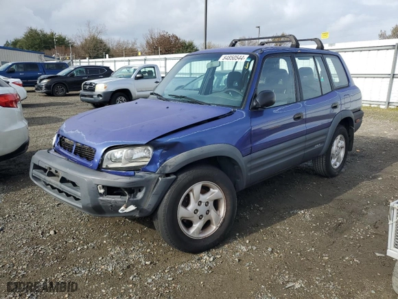 1998 Toyota RAV4 with VIN JT3HP10V5W0172067, listed as a Copart auction lot 84850544 with 316,659 mi miles and Salvage Title. Bid and sale history available at carsss.com. Image 1.