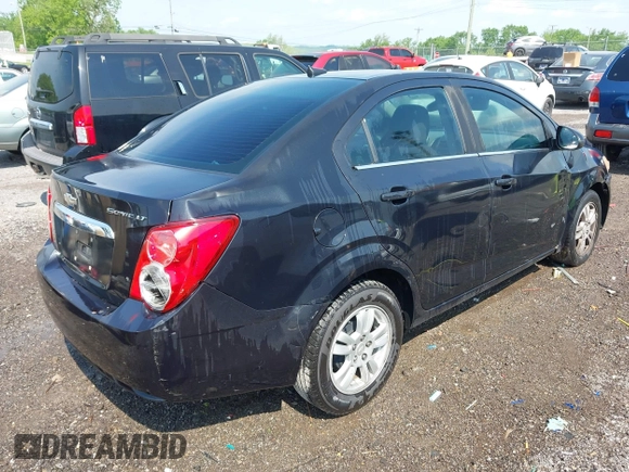 2014 Chevrolet Sonic LT with VIN 1G1JC5SH8E4168554, listed as a IAAI auction lot 42129823 with 276,709 mi miles and . Bid and sale history available at DreamBid. Image 4.