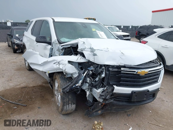 2024 Chevrolet Traverse LS with VIN 1GNESTKW4RJ139968, listed as a IAAI auction lot 42264716 with 30,131 mi miles and . Bid and sale history available at DreamBid. Image 1.