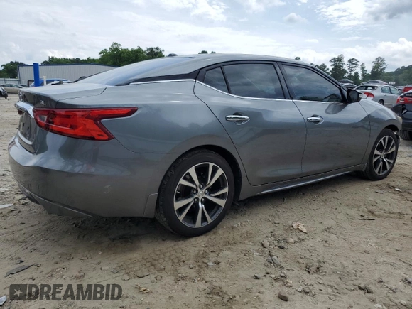 2016 Nissan Maxima SL with VIN 1N4AA6AP0GC379967, listed as a Copart auction lot 60839615 with 107,201 mi miles and Salvage title. Bid and sale history available at DreamBid. Image 3.