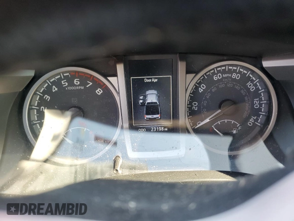 2022 Toyota Tacoma SR with VIN 3TYAX5GN5NT061397, listed as a Copart auction lot 54817565 with 23,198 mi miles and Salvage title. Bid and sale history available at DreamBid. Image 9.