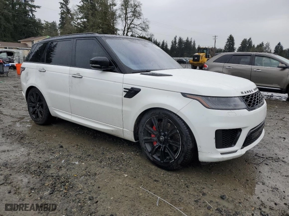 2019 Land Rover Range Rover Sport HST with VIN SALWS2SU2KA867440, listed as a Copart auction lot 46643685 with 68,192 mi miles and Salvage Title. Bid and sale history available at carsss.com. Image 4.