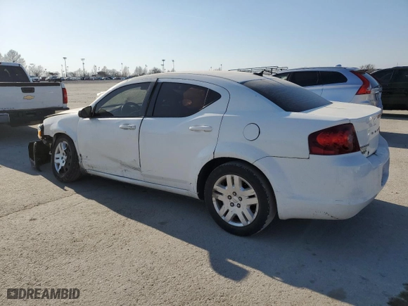 2012 Dodge Avenger SE with VIN 1C3CDZAB6CN221457, listed as a Copart auction lot 48721325 with NaN miles and Salvage Title. Bid and sale history available at carsss.com. Image 2.