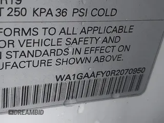 2024 Audi Q5 S line Premium z VIN WA1GAAFY0R2070950, wystawiony jako IAAI lot #41118186 z przebiegiem 3248 mil mil oraz . Historia ofert i sprzedaży dostępna na DreamBid. Obrazek 9.
