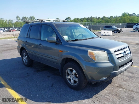 2008 Honda Pilot EX-L with VIN 5FNYF18598B057446, listed as a IAAI auction lot 42063418 with 181,749 mi miles. Bid and sale history available at carsss.com. Image 1.