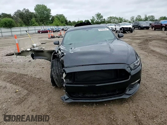 2017 Ford Mustang V6 with VIN 1FA6P8AMXH5212110, listed as a Copart auction lot 57043455 with 66,242 mi miles and Salvage title. Bid and sale history available at DreamBid. Image 13.