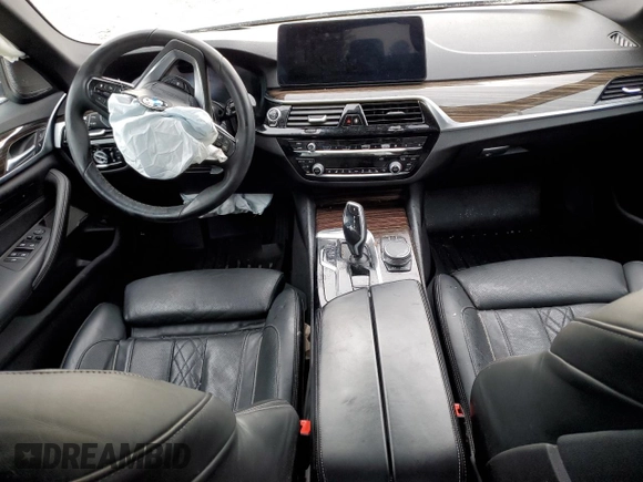 2022 BMW 5 Series 530i xDrive with VIN WBA13BJ04NCJ08677, listed as a Copart auction lot 46466225 with Not Provided miles and Salvage Title. Bid and sale history available at carsss.com. Image 8.