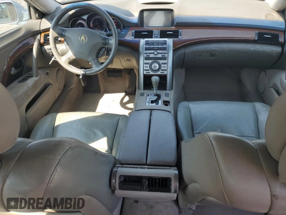 2005 Acura RL z VIN JH4KB16535C016659, wystawiony jako Copart lot #59172225 z przebiegiem 190 892 mil mil oraz Szkoda całkowita • Salvage title. Historia ofert i sprzedaży dostępna na DreamBid. Obrazek 8.