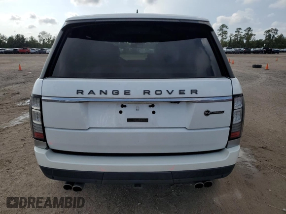2016 Land Rover Range Rover with VIN SALGW3EF7GA296739, listed as a Copart auction lot 77678794 with 58,193 mi miles and Salvage title. Bid and sale history available at DreamBid. Image 6.