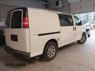 2012 Chevrolet Express Cargo Van with VIN 1GCSGAFX1C1137199, listed as a IAAI auction lot 41882425 with 278,373 mi miles. Bid and sale history available at carsss.com. Image 4.