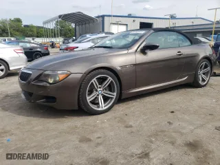 2007 BMW 6 Series M6 with VIN WBSEK93527CY78915, listed as a Copart auction lot 66752574 with 72,320 mi miles and Clean Title. Bid and sale history available at carsss.com. Image 1.