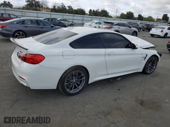 2015 BMW M4 with VIN WBS3R9C53FK334270, listed as a Copart auction lot 68763514 with 71,816 mi miles and Salvage Title. Bid and sale history available at carsss.com. Image 3.