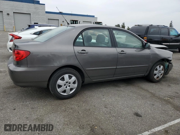 2005 Toyota Corolla CE with VIN 1NXBR32EX5Z403620, listed as a Copart auction lot 58641705 with 38,270 mi miles and Salvage title. Bid and sale history available at DreamBid. Image 3.