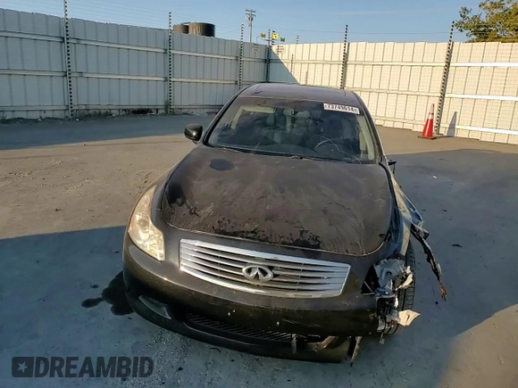 2007 Infiniti G35 Sport with VIN JNKBV61EX7M714534, listed as a Copart auction lot 73749614 with 100,173 mi miles and Salvage Title. Bid and sale history available at DreamBid. Image 10.